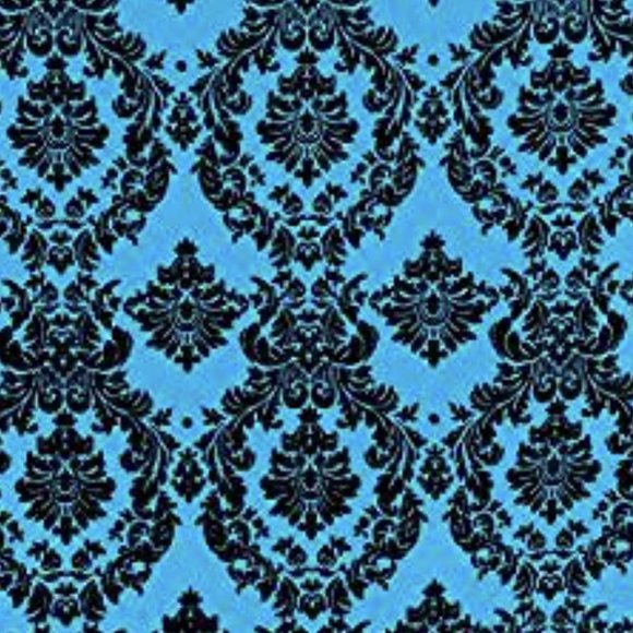 Velvet Damask Polyester Taffeta Fabric, All Colors - Picture 8 of 16